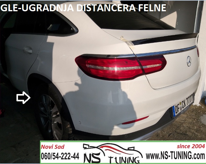 mercedes gle 5x112 distanceri felne 15mm srafovi produzeni ugradnja novi sad tuning auto servis
